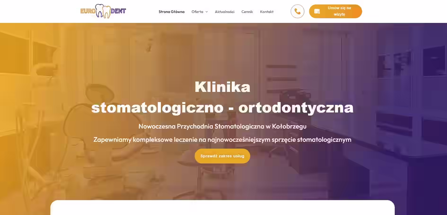 EuroDent — Web Design
